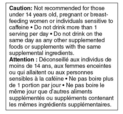 Figure 3. Example of a bilingual list of cautionary statements