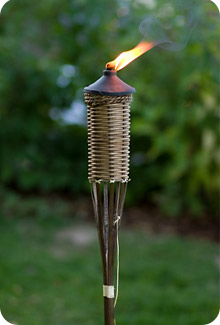 picture of a refillable outdoor torches