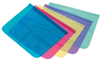 Examples of rectangular dental dams.