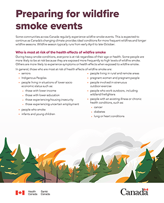Preparing for wildfire smoke events