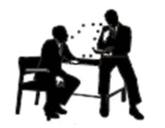 Figure 6 shows a picture of two people conversing over a short distance (less than 2 metres) as an example of droplet exposure to an infectious source.