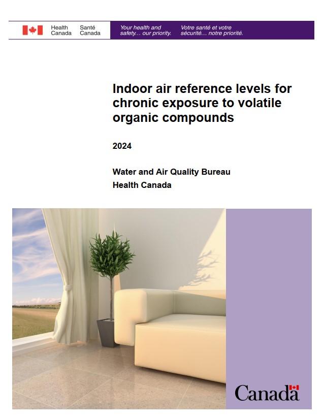 Indoor Air Reference Levels for Chronic Exposure to Volatile Organic Compounds Summary Document