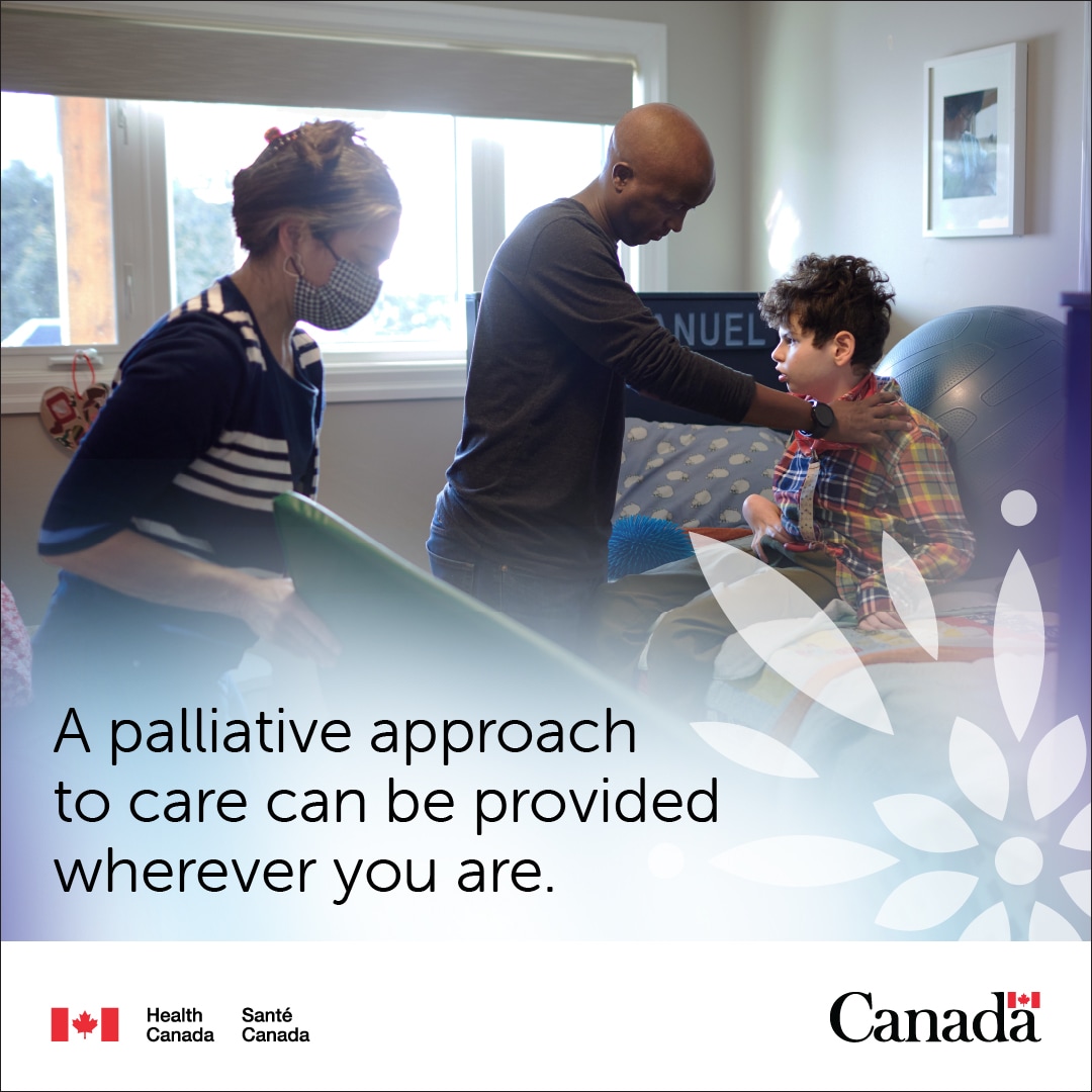 A palliative approach to care can be provided at home and in the community by primary care teams and other community members.