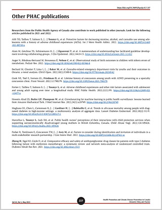 Other PHAC publications