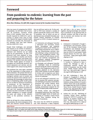 Foreword – From pandemic to endemic: learning from the past and preparing for the future