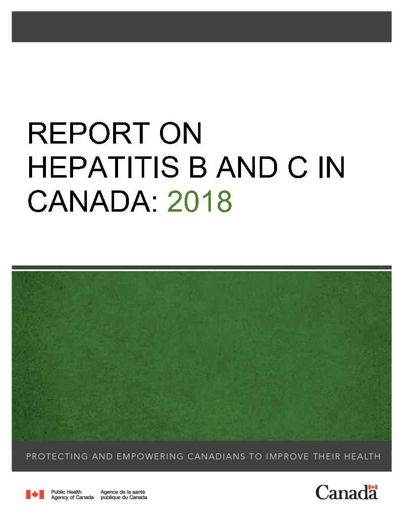 Report on Hepatitis&nbsp;B and C in Canada: 2018