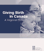 Giving birth in canada (book cover)