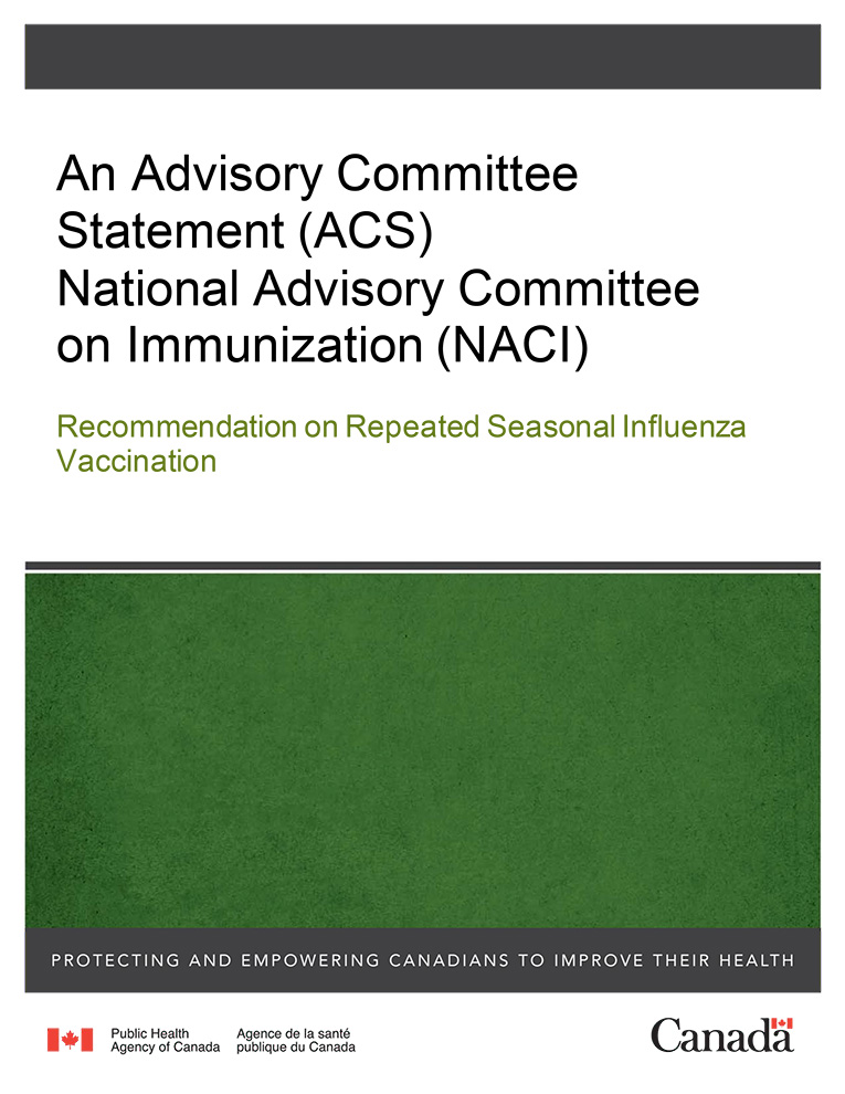 Recommendation on Repeated Seasonal Influenza Vaccination