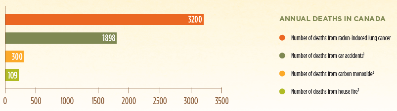 Figure 2. Annual Deaths in Canada. Text description follows.