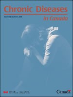 Chronic Diseases in Canada cover of the  PDF version