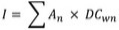 Equation for annual dose received from all internal sources