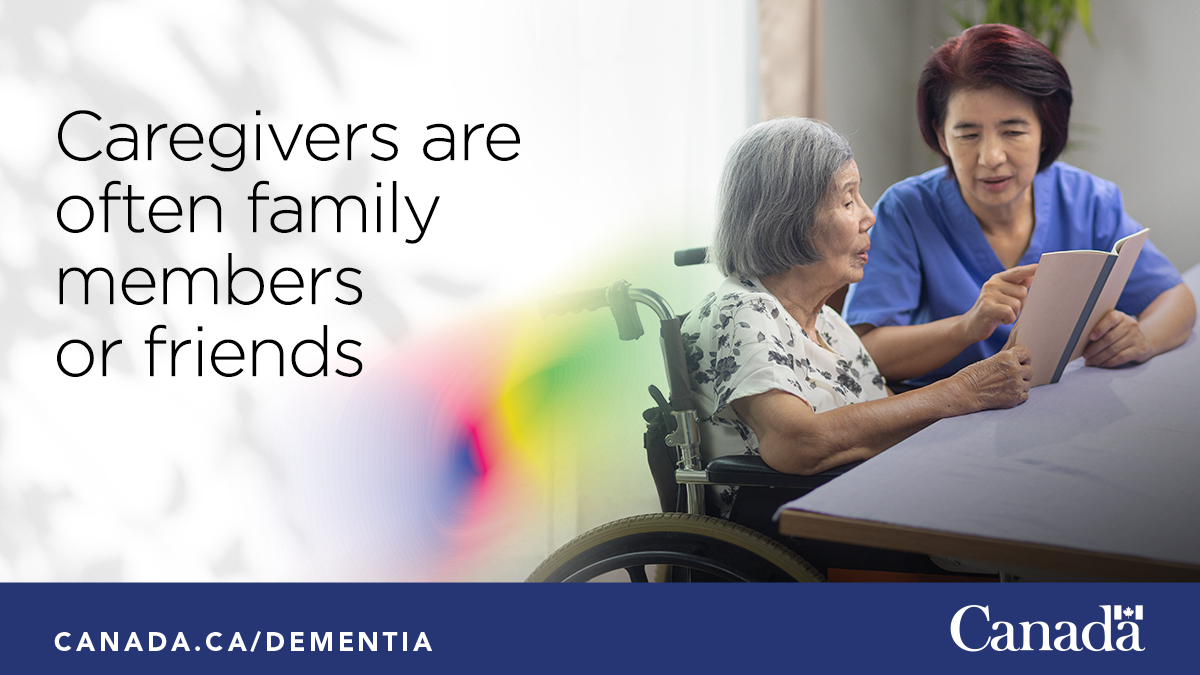 Caregivers are often family members or friends