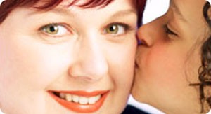 Image of a mother and daughter