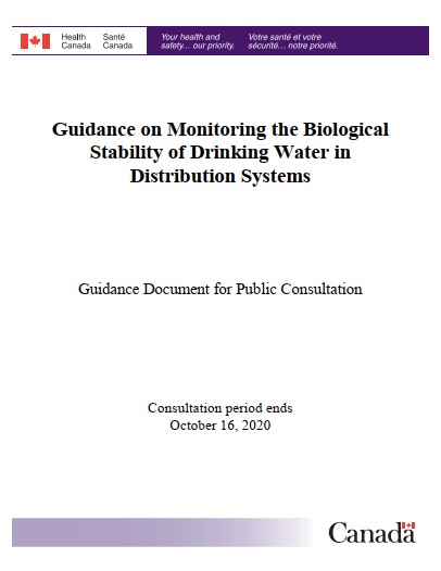 Guidance on Monitoring the Biological Stability of Drinking Water in Distribution Systems