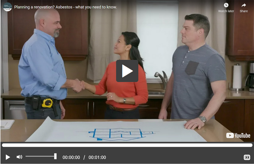 Planning a renovation? Asbestos: what you need to know