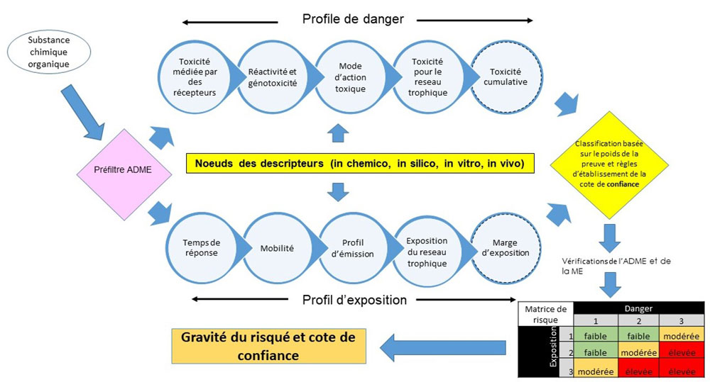La figure 1 est un diagramme illustrant le modèle conceptuel de l’approche de la CRE2.