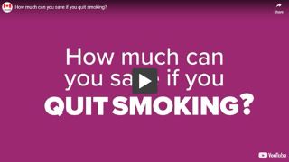 A video thumbnail for How much can you save if you quit smoking?