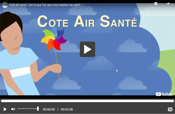 Côte Air Santé : Est-ce que l'air que vous respirez est sain?