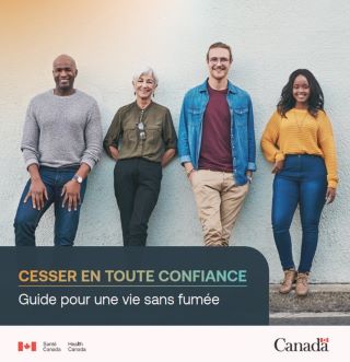 Un livret intitulé&nbsp;: Cesser en toute confiance&nbsp;: Guide pour une vie sans fumée