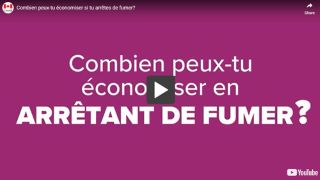 Une vignette vidéo pour Combien peux-tu économiser en arrêtant de fumer?