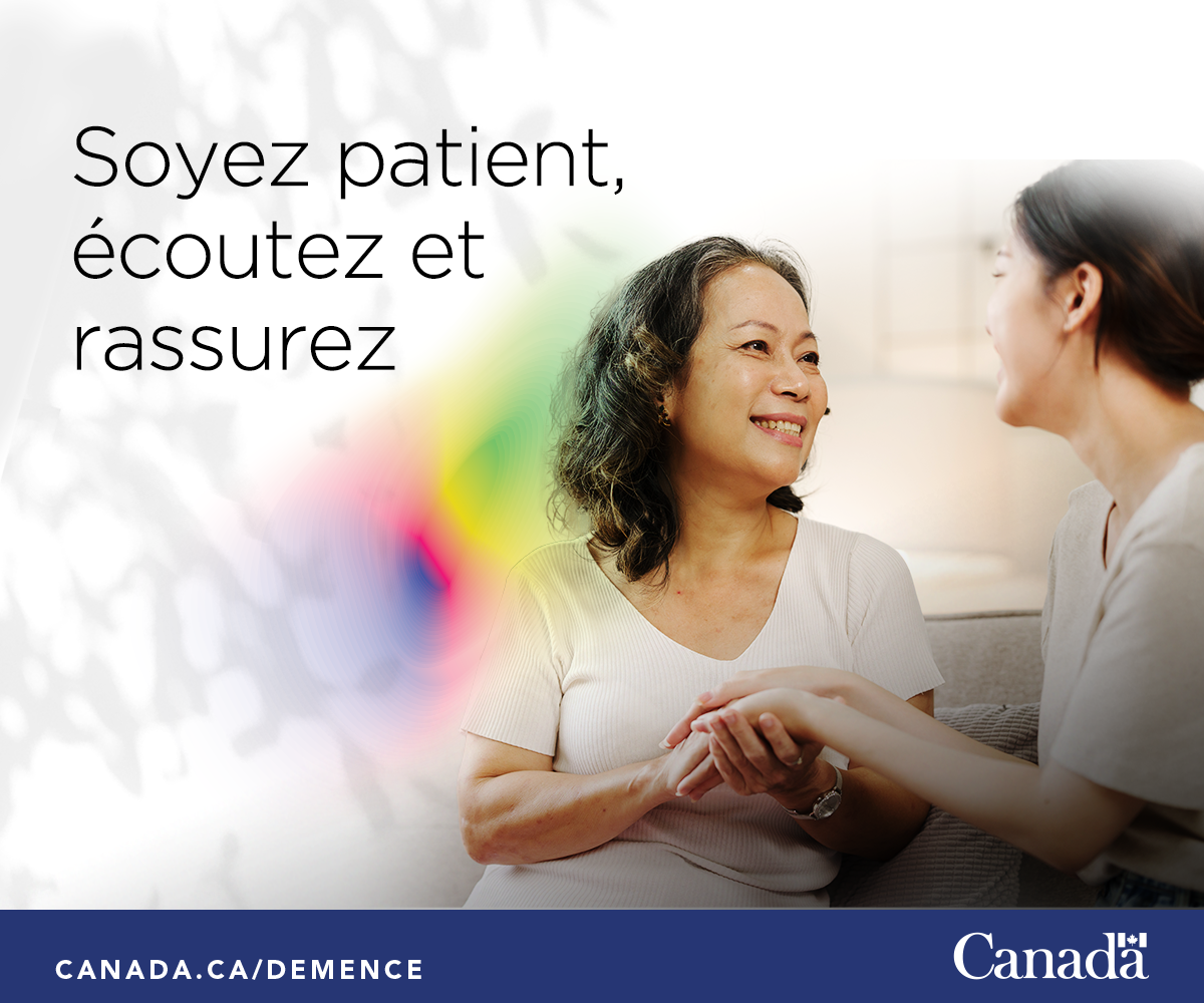 Soyez patient, écoutez et rassurez