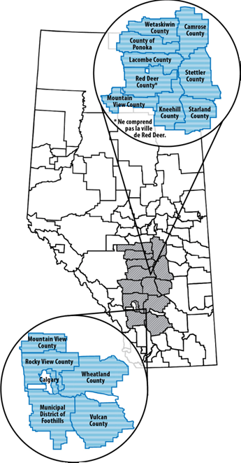 Calgary et Central Alberta