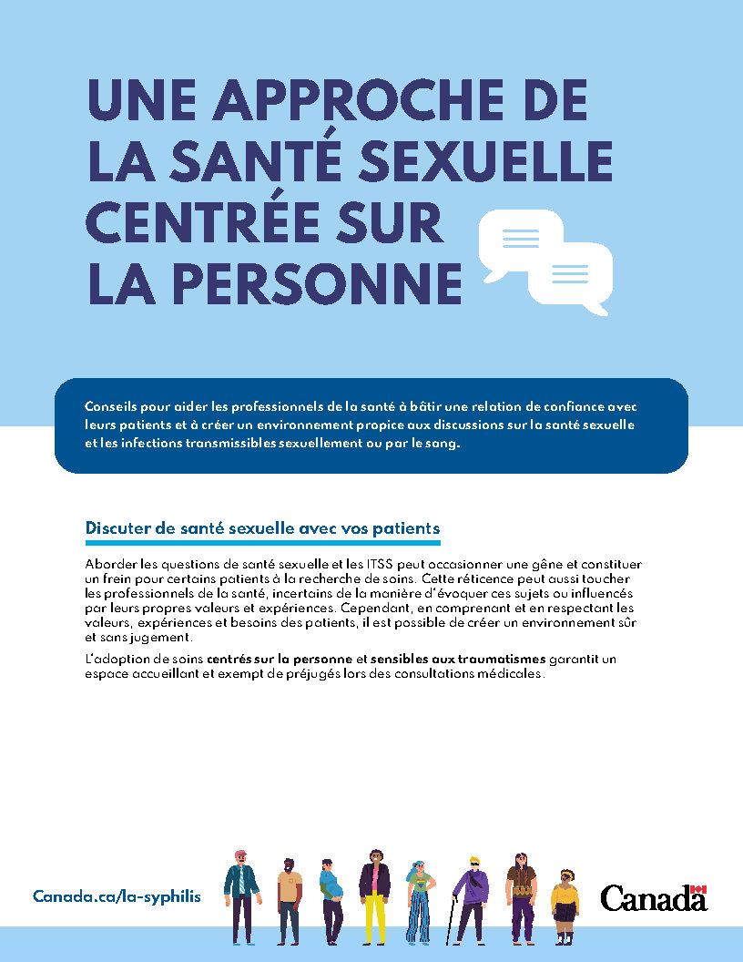 Une approche de la santé sexuelle centrée sur la personne