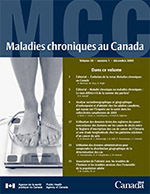 Maladies Chroniques au Canada - Vol30-1 Maladies Chroniques au Canada - Vol30-1