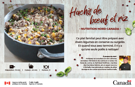 Hachis de boeuf et riz