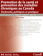 Maladies chroniques et blessures au Canada 